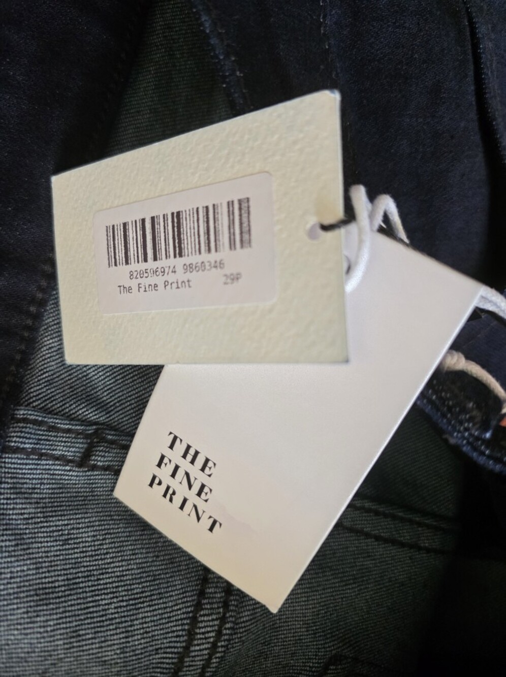 Short Shorty High-Rise Wide Leg Jeans in Deep Navy - Picture 5 of 8